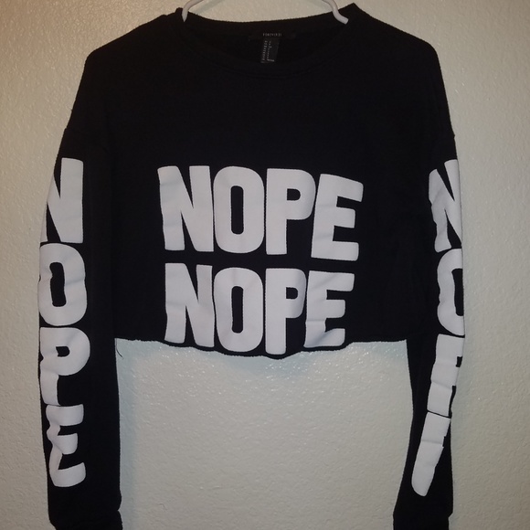 🎄SALE! Forever 21- Half Top, Sweater Design! - Picture 2 of 3